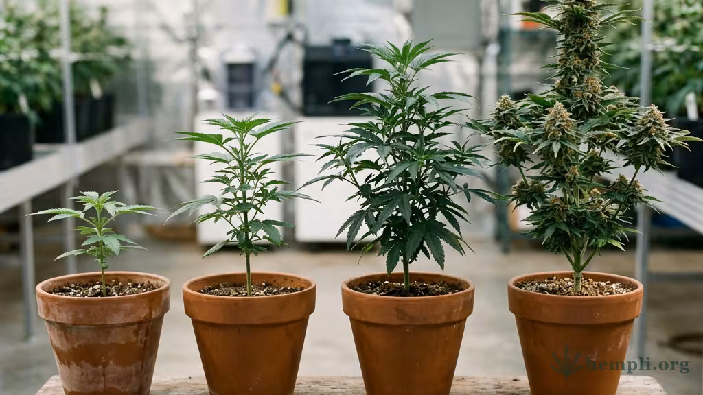 Cannabis Wachstumsphasen: Vom Keimling bis zur Ernte